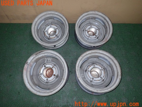 3UPJ=37400916]三菱 ジープ(J36)純正? ホイール 15×5.5JJ PCD139.7 5穴 4本 中古_m4