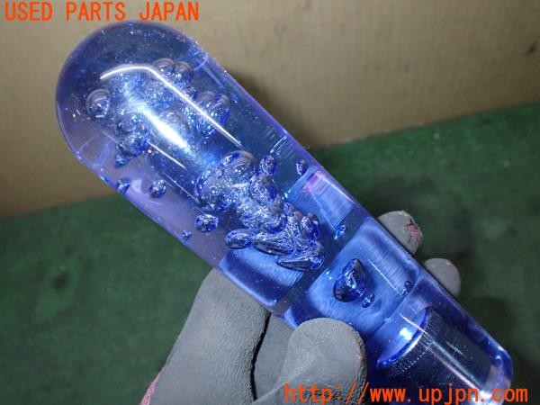 3UPJ=37440614]三菱 ジープ キャンバストップ(J53(改))社外 シフトノブ クリスタル 気泡 150mm 中古_m2