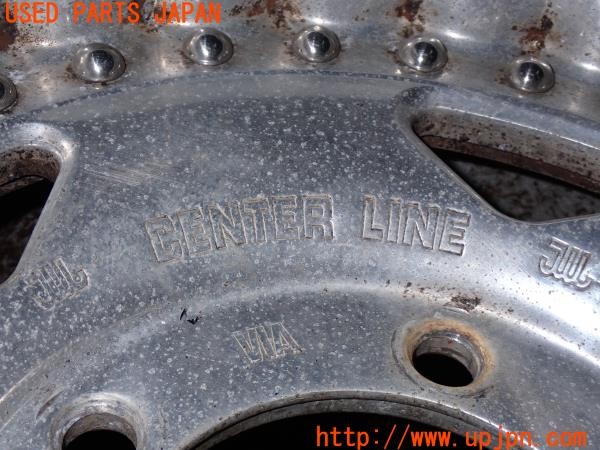3UPJ=37440961]三菱 ジープ キャンバストップ(J53(改))CENTER LINE センターライン ホイール 15?×8J? ±0? PCD139.7 5穴 1本 中古_m3