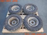 3UPJ=37450916]三菱ジープ キャンバストップ(J54)BRIDGESTONE ブリジストン Zona ゾナ タイヤホイール 15×6JJ +10 PCD139.7 5穴 4本 中古_s4