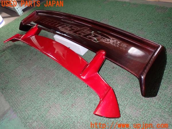 3UPJ=37540057]スイフト スポーツ(ZC33S 2型)MONSTER SPORT モンスタースポーツ リアスポイラー カーボンGTウイング 難あり 中古_m1