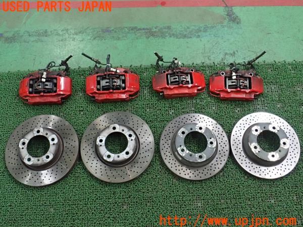 3UPJ=37550302]ポルシェ ボクスターS(98667)純正 brembo キャリパーローターセット 中古_m0