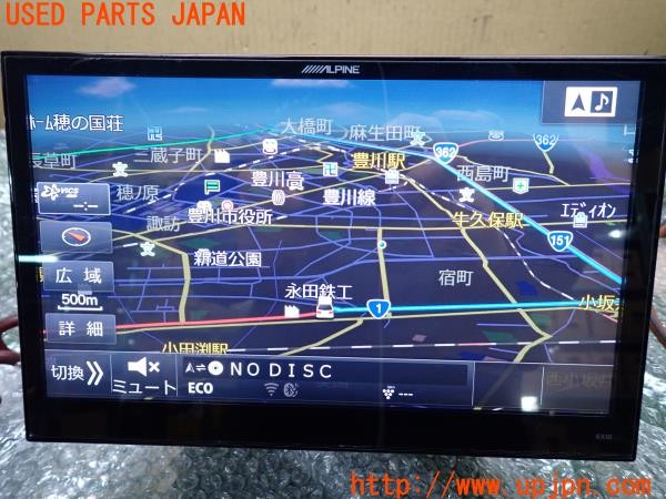 3UPJ=37610565]アルファード ハイブリッド SR(AYH30W)前期 ALPINE アルパイン EX10-AL-B メモリーナビ BIG ビッグX 中古_m4