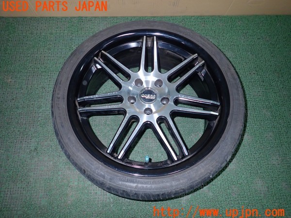 3UPJ=37860961]レクサス IS250(GSE20)COBRA Design コブラデザイン INTERCEPTOR - 01 タイヤホイール 19×8J +45 PCD114.3 5穴 1本 中古 _m0