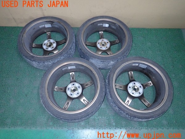 3UPJ=37880919]BMW ミニ(MINI)ジョンクーパーワークス(XMJCW F56)ADVAN Racing TC-4 ホイール 18×7.5J +42 PCD112 5穴 4本 中古_m4