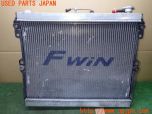3UPJ=37920154]サバンナ RX-7 カブリオレ(FC3C)後期 TABATA タバタ 田畑ラヂエター FWiN ラジエーター アルミ 2層 中古_s0