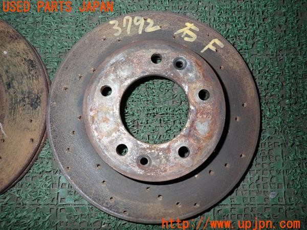 3UPJ=37920305]サバンナ RX-7 カブリオレ(FC3C)後期 社外 フロントディスクローター ドリルド 中古_m2