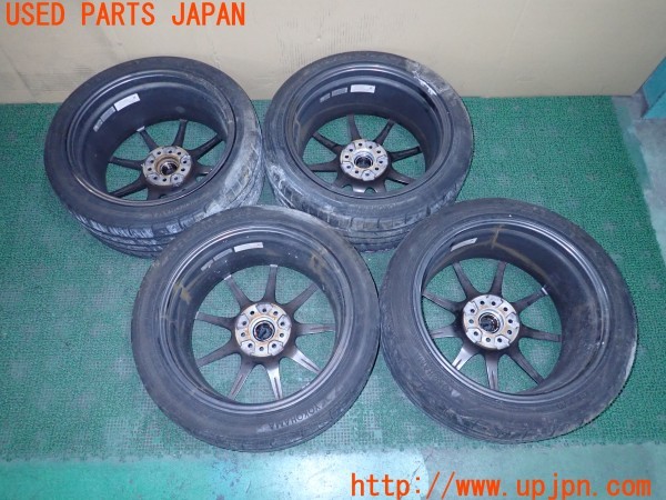 3UPJ=37980919]インプレッサ WRX-STI(GRB A型)WedsSport ウェッズ スポーツ SA-99R ホイール 18×8.5J +50 PCD114.3 5穴 4本 中古_m3