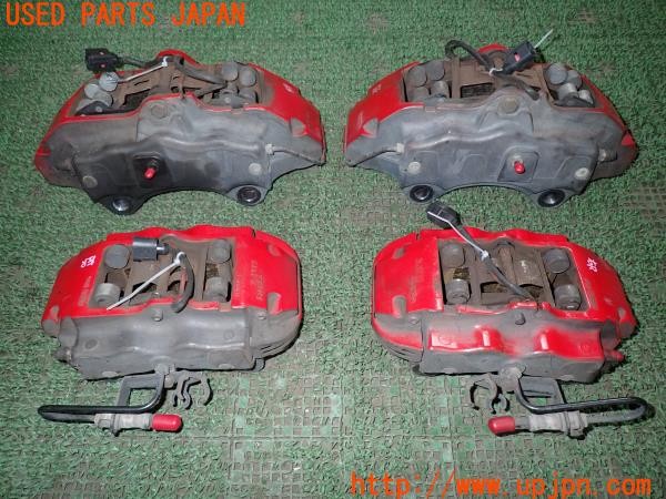 3UPJ=38000301]ポルシェ カイエン(9PABFD 955型)純正 brembo ブレンボ キャリパー 6・4ポット 塗装品? 中古_m1
