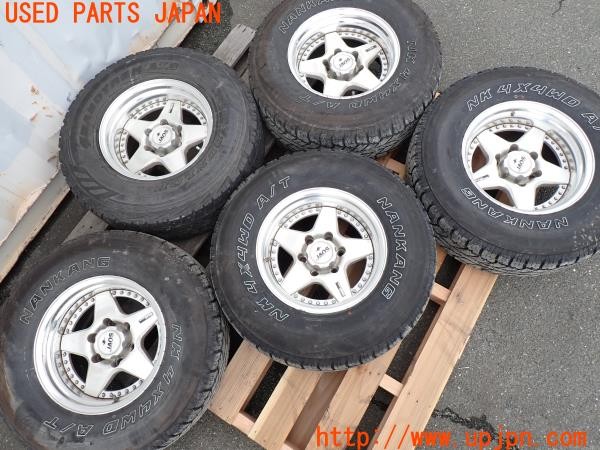 3UPJ=38060917]パジェロ エクシード(V75W)前期 JAOS ジャオス VICTRON ZIGA ホイール 16×8.5J -15 PCD139.7 6穴 5本 中古_m0