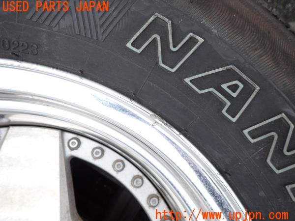 3UPJ=38060917]パジェロ エクシード(V75W)前期 JAOS ジャオス VICTRON ZIGA ホイール 16×8.5J -15 PCD139.7 6穴 5本 中古_m2