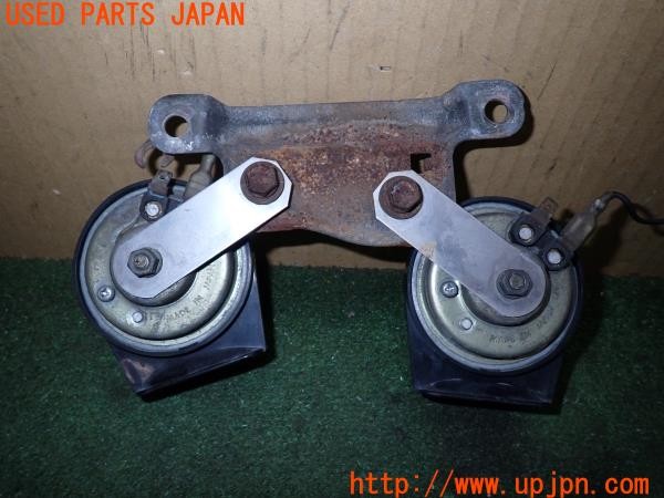 3UPJ=38250563]ランドクルーザー80(FZJ80G)後期 MITSUBA ミツバ PROUD HORN HOS-02 ホーン クラクション 中古_m3