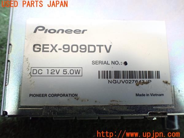 3UPJ=38330578]BMW X3 xDrive 20d Mスポーツ(WY20 F25)前期 carrozzeria カロッツェリア  GEX-909DTV 地デジチューナー 中古_m4