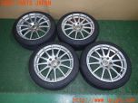 3UPJ=38640918]アコード ユーロR(CL1(改))ENKEI エンケイ TUNING SC03 ホイール 17×8J +35 PCD114.3 5穴 4本 中古_s0