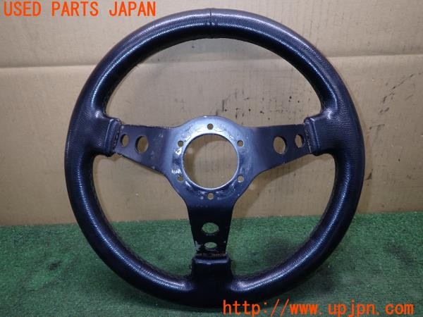 3UPJ=38910617]180SX タイプX(RPS13)中期 社外 ステアリング ディープコーン 355mm ジャンク_m1