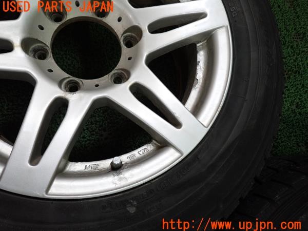 3UPJ=39150917]ハイエースバン 200系 (KDH205V 1型)BRIDGESTONE ブリヂストン LIUFEG CV201 ホイール 16×7JJ +25 PCD139.7 6穴 4本 中古_m3