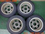 3UPJ=39150917]ハイエースバン 200系 (KDH205V 1型)BRIDGESTONE ブリヂストン LIUFEG CV201 ホイール 16×7JJ +25 PCD139.7 6穴 4本 中古_s4