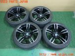 3UPJ=39500920]BMW M4 クーペ(3C30 F82)純正 ダブルスポークスタイリング437M タイヤホイール 19×9J+29 10J+40 PCD120 5穴 ジャンク_s0