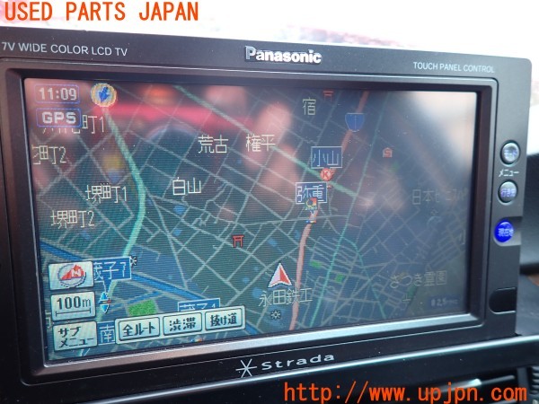 3UPJ=39880502]BMW 320i ハイラインパッケージ(VA20 E90)前期 Panasonic パナソニック CN-DV155FD DVDナビ オンダッシュモニター 中古_m4