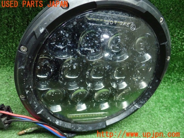 3UPJ=40020561]ジープ ラングラー アンリミテッド サハラ(JK38L)社外 ヘッドライト 中古_m1