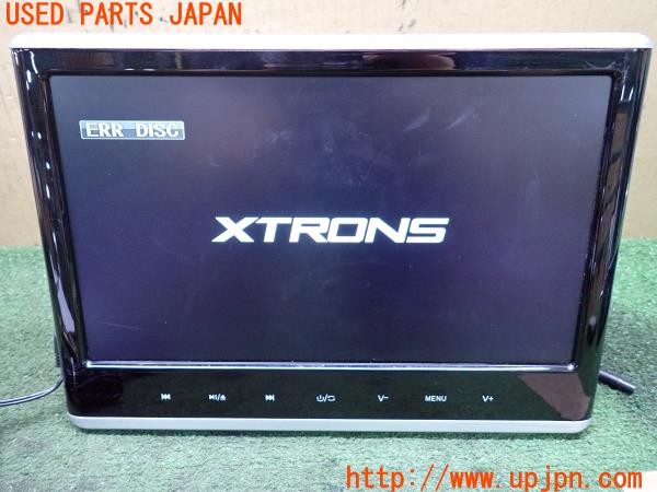 3UPJ=40030562]フーガ ハイブリッド(HY51)前期 XTRONS HD116HD ヘッドレストモニター DVDプレーヤー USB/SD再生 HDMI FHD 難あり 中古_m4