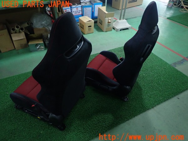 3UPJ=40180609]シビック タイプR ユーロ(FN2)純正 シートセット セミバケットシート 運転席 助手席 レール付き 中古_m1