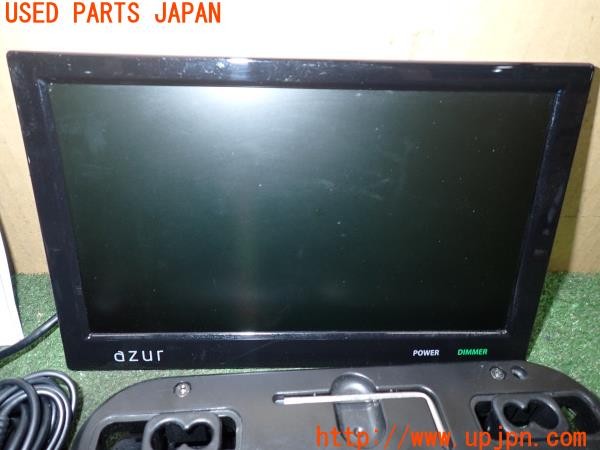 3UPJ=40510562]アルファードハイブリッド Gエディション(ATH10W)Azur アズール RMX-H1014Ch ヘッドレストモニター リア 後席 中古_m1