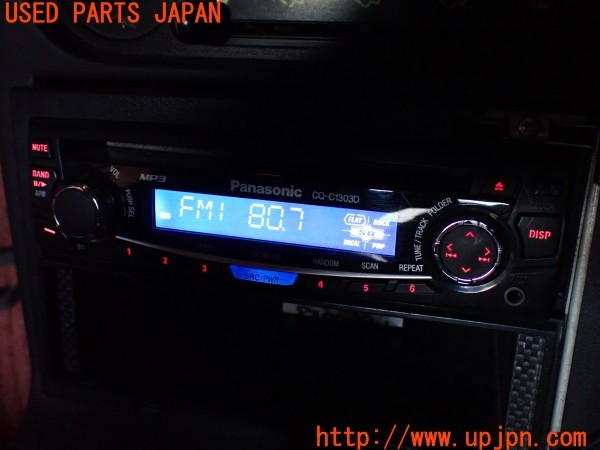 3UPJ=40570518]ロードスター Ｒリミテッド(NA8C)Panasonic パナソニック CQ-C1303D CDプレーヤー カーオーディオ 中古_m4