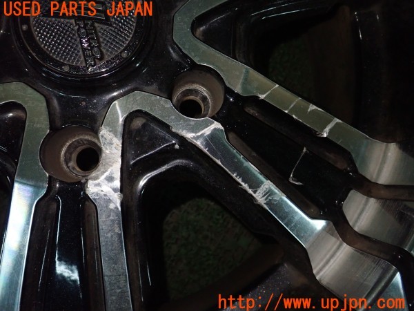 3UPJ=40670962]ハイエースバン 200系(GDH201V 6型)MID NITRO POWER CROSS CLAW ホイール① 16×6.5J +38 PCD139.7 6穴 2本 ジャンク_m1