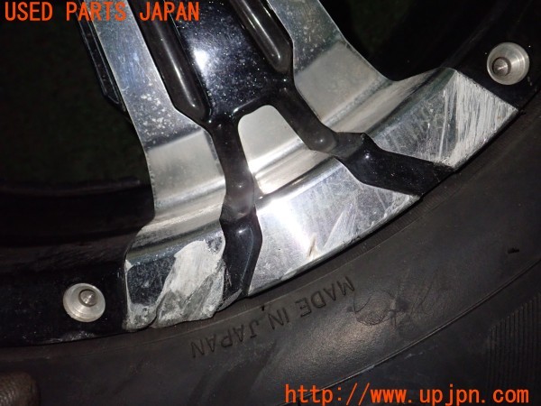 3UPJ=40670962]ハイエースバン 200系(GDH201V 6型)MID NITRO POWER CROSS CLAW ホイール① 16×6.5J +38 PCD139.7 6穴 2本 ジャンク_m2