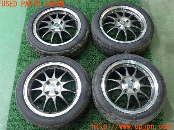 3UPJ=40780916]コペン GR SPORT(LA400K)ENKEI エンケイ IB-CONCEPT ホイール 15×5.5J +41 PCD100 4穴 軽量 中古_m0