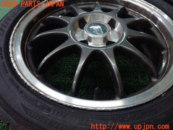 3UPJ=40780916]コペン GR SPORT(LA400K)ENKEI エンケイ IB-CONCEPT ホイール 15×5.5J +41 PCD100 4穴 軽量 中古_m2