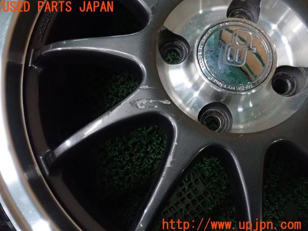 3UPJ=40780916]コペン GR SPORT(LA400K)ENKEI エンケイ IB-CONCEPT ホイール 15×5.5J +41 PCD100 4穴 軽量 中古_m4