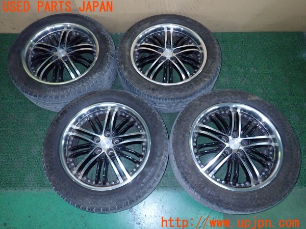 3UPJ=40820919]シーマ ハイブリッド(HGY51)前期 A.C.S ZEUS LINE ゼウスライン タイヤホイール 18×7.5J +43 PCD114.3 5穴 4本 中古_m0