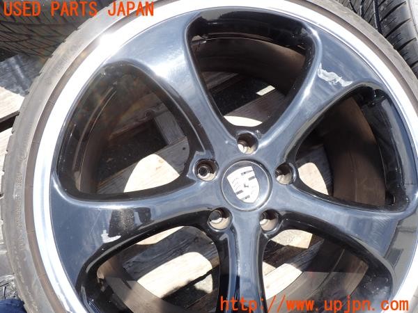 3UPJ=40850923]ポルシェ パナメーラ(970M46(改))社外 ホイール 22×10J +55 PCD130 5穴 4本 中古_m1