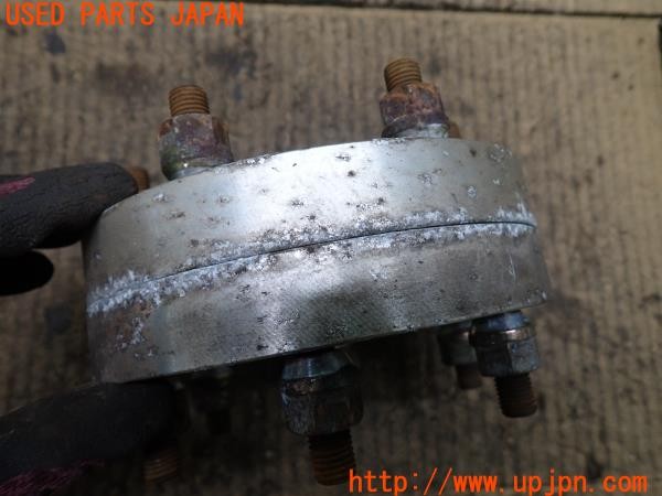 3UPJ=41390972]ランドクルーザー60(HJ60V(改))中期 社外 ワイドトレッドスペーサー② 25mm PCD139.7 6穴 M12×P1.5 ワイトレ 中古_m2