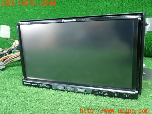 3UPJ=41440504]インプレッサ WRX-STi(GVF C型)純正オプション Panasonic パナソニック CN-HW890DFA HDDナビ 2DIN 地図2010年 中古_m1