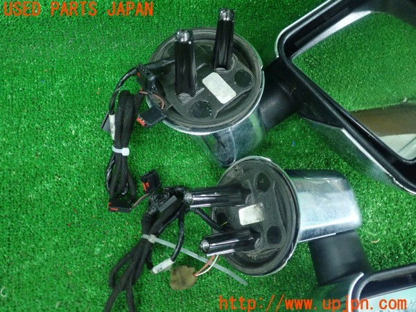 3UPJ=42100036]ジープ ラングラー アンリミテッド サハラ(JK36L)純正 DELBAR A078542 ドアミラー 社外 メッキカバー付き 左右セット 中古_m4