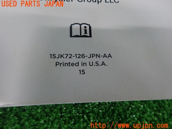 3UPJ=42100802]ジープ ラングラー アンリミテッド サハラ(JK36L)取扱説明書 取説 車両マニュアル 中古_m4