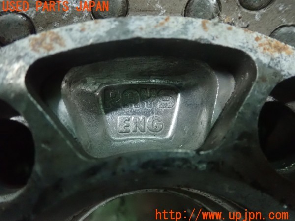 3UPJ=42330915]セドリック(Y30)RAYS レイズ VOLK ARTISAN SPIRIT ワイヤーホイール 14×6.5J？ +21？ PCD114.3 5穴 4本 中古_m4