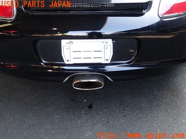 3UPJ=42780012]ポルシェ ボクスター(98725)純正 987.111.253.00/987.111.353.00 マフラーカッター エキゾートパイプ テールパイプ 中古_m4