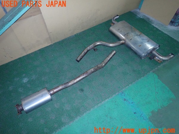 3UPJ=43460152]ボルボ XC40 T4 AWD インスクリプション(XB420XC)純正 31478050 リアマフラー 2分割カット 中古_m0