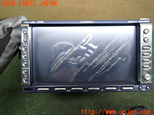 3UPJ=43740502]ランサーエボリューションVII GT-A(CT9A)ADDZEST アゼスト MAX420VD・ZT-4630A DVDナビ CeNET 当時物 ジャンク_m1