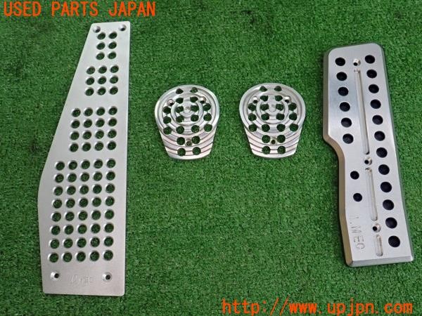 3UPJ=44610630]ポルシェ ボクスターS(98624)I.MEC アイメック icode アイコード ペダルカバー フットレスト MT 4点セット 希少 中古_m0