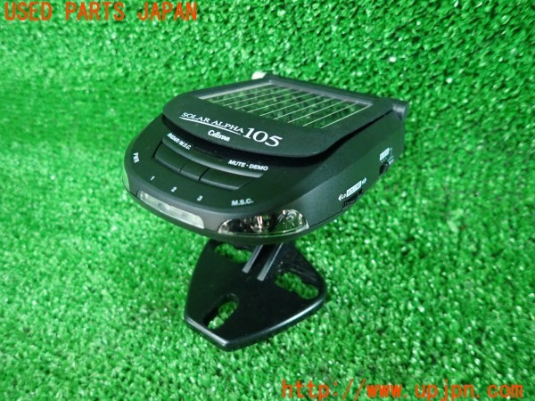 3UPJ=44940575]レクサス GS350 バージョンI(GRS191)CELLSTAR セルスター SOLAR ALPHA105 レーダー探知機 ソーラー 本体のみ 中古_m0